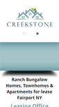 Mobile Screenshot of creekstoneny.com