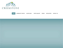Tablet Screenshot of creekstoneny.com
